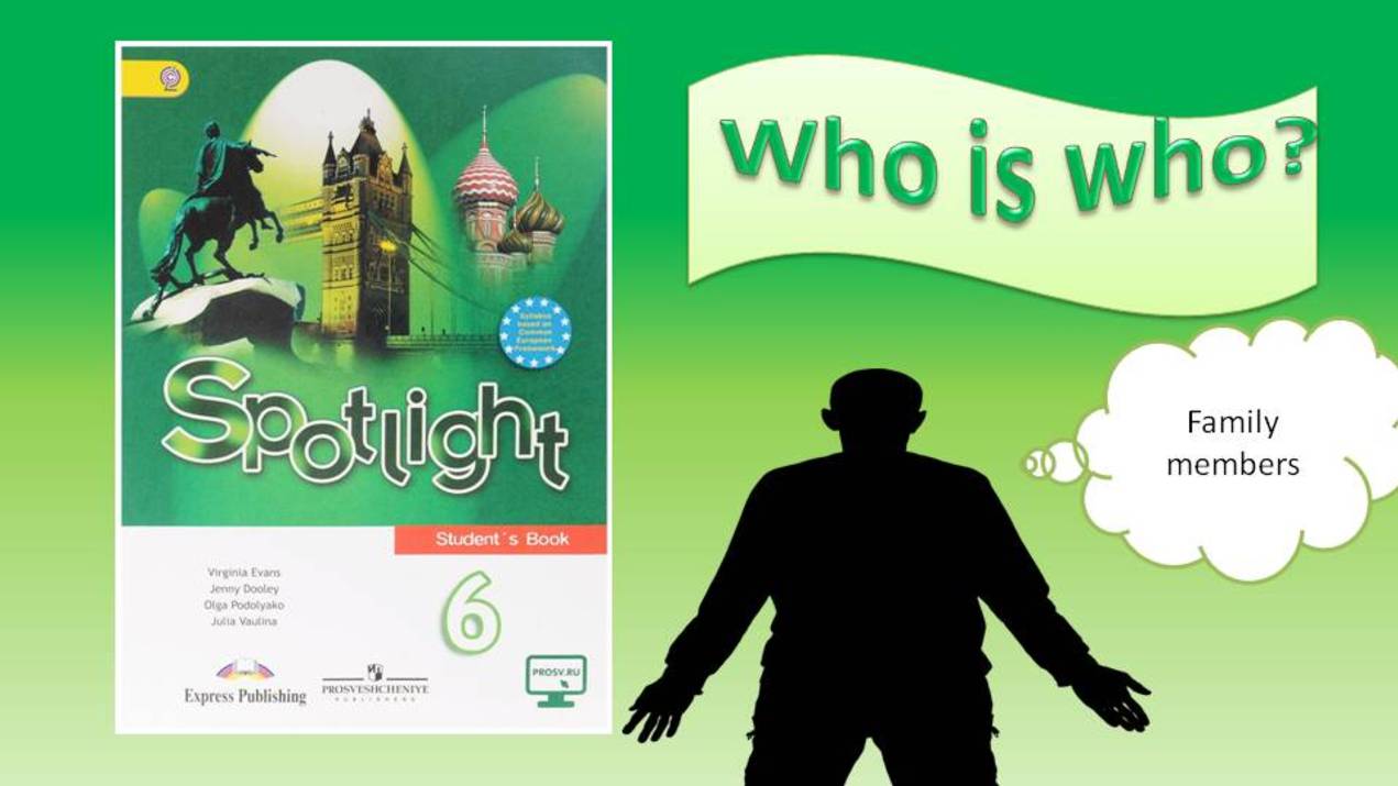 #SPOTLIGHT 6. Module 1.Who Is Who? Lesson 1a. Family Members. Лексика по теме 