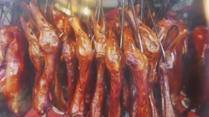 Тайваньская уличная еда - жареная утка Гаосюн Тайвань