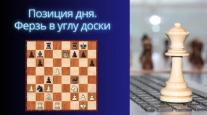 Позиция дня. Ферзь в углу доски