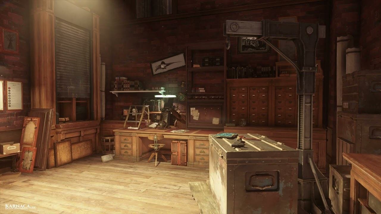 Dishonored 2 - Cyria Gardens (Interiors) - ASMR - Ambient Music - 1H - #31 смотреть онлайн