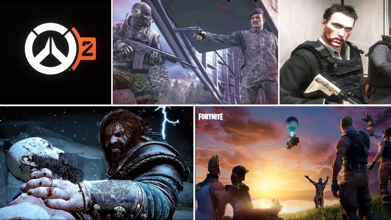 GAMING MOMENTS THAT ARE HARD TO FORGET (God of war, Fortnite, Mw2, Overwatch 2) смотреть онлайн
