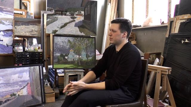 В мастерской художника Василия Худякова смотреть онлайн