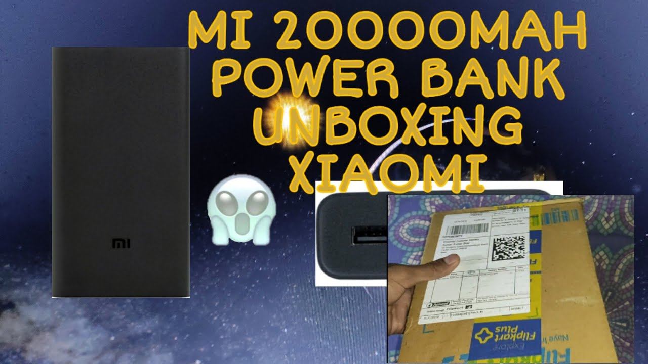 #Mi 20000mah power bank unboxing# Xiaomi power bank unboxing# смотреть онлайн