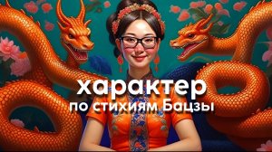 ХАРАКТЕР / СТИХИЯ ЛИЧНОСТИ / КИТАЙСКАЯ МЕТАФИЗИКА БАЦЗЫ
