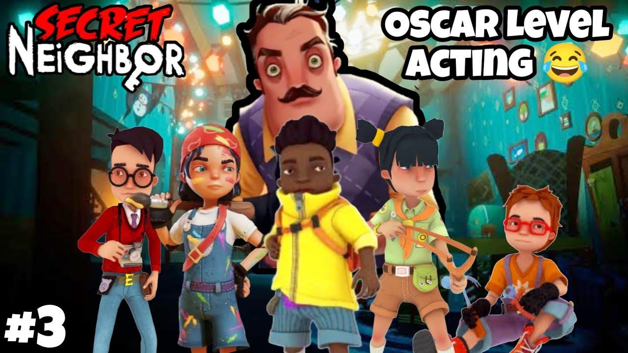 Neighbor Deserves An Oscar 😁 | Secret Neighbor Funny Moments смотреть онлайн