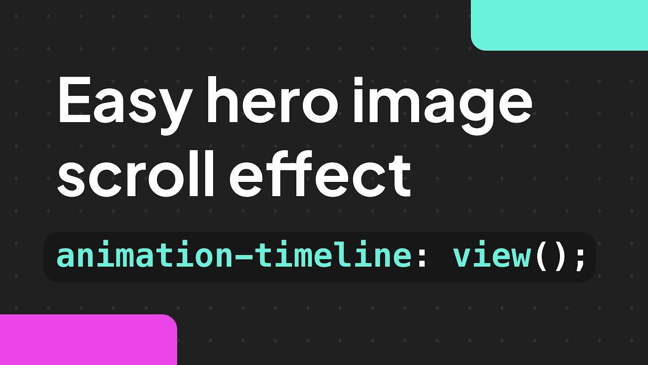 Parallax Hero Image Scrolling Effect with Only CSS смотреть онлайн