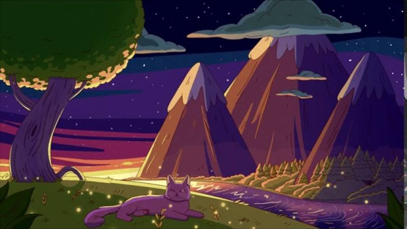 Purrple Cat - Mellow Skies