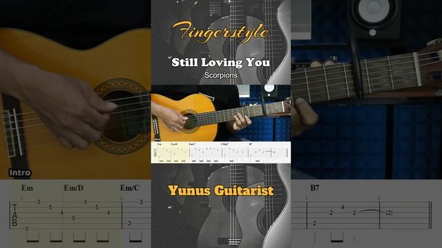 Still Loving You - Scorpions - урок fingerstyle на гитаре с табами - short