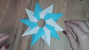 Оригами. Как сделать двухцветную звезду из бумаги своими руками. Поделки из бумаги