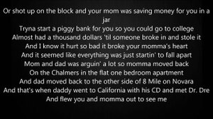 Eminem - Mockingbird (Lyrics)