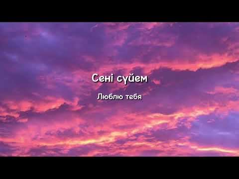 Қазақша караоке| Сені сүйем| Қайрат Нұртас| #казахскийязык #переводпесни