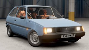 Необычный краш-тест с манекенами ZAZ Tavria 1102 в BeamNG.drive