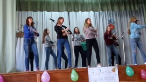 Флешмоб на день вчителя 11а( Little party never kill nobody)