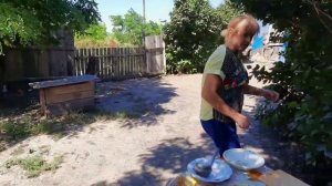 Отварной судак по донскому на костре.