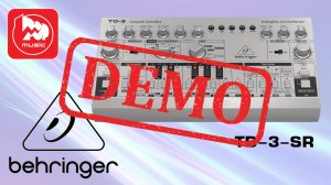 Синтезатор BEHRINGER TD-3-SR - демонстрация звучания