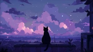 Cat & sky ☁️ 🐾