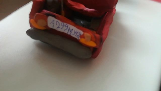 Ваз 2107 из пластилина