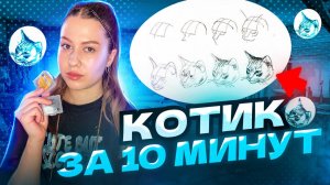 РИСУЕМ КОТА/КАК ПРАВИЛЬНО СТРОИТЬ ПРЕДМЕТ