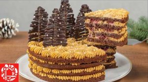 ПОТРЯСАЮЩЕ ВКУСНЫЙ ТОРТ Елочки Нежный Шоколадный торт Рецепт