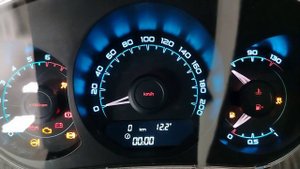 Пересвет в цвет ICE Blue и ремонт приборки Vesta