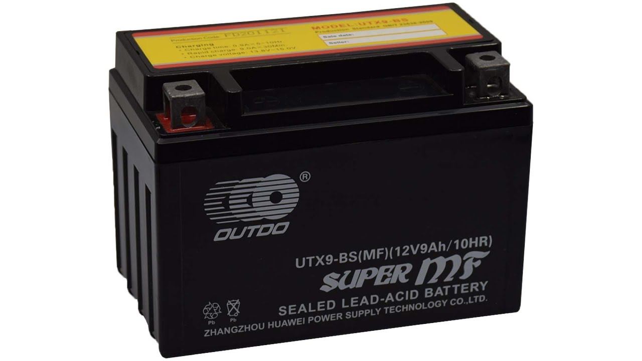 Outdo YTX9-BS 12V 9Ah zselés akkumulátor