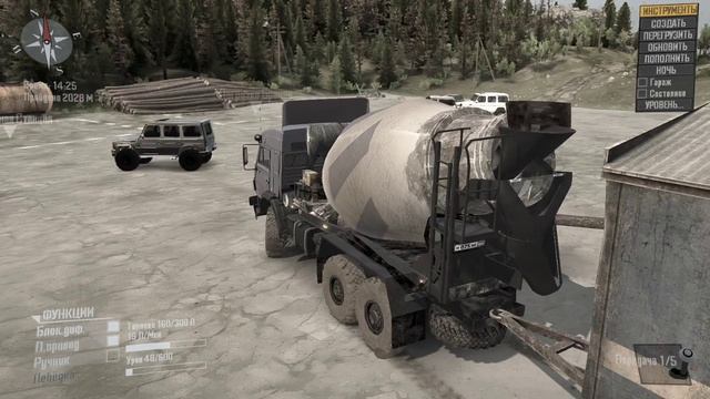 КамАЗ-5350 Мустанг супер отличный камаз для Spintires MudRunner,