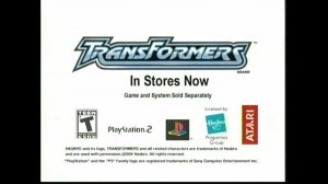 Transformers (Armada) PS2 Game TV Commercial