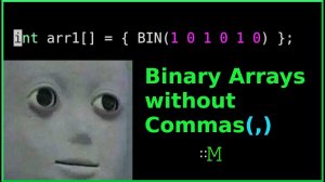 Define Arrays Without Commas Using C Pre Processor | C Macro Tricks Part 3