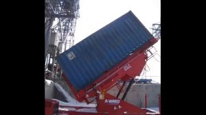 Опрокидыватель для загрузки зерна в контейнеры