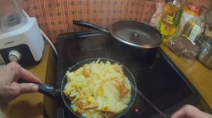 Жареная КАРТОШЕЧКА на топлёном СВИНОМ САЛЕ!!! 23.11.2024 г.