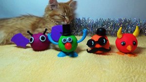 Видео распаковка для детей, сюрпризы из плей до, свинка пеппа