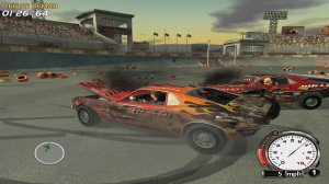 Прохождение FlatOut. Каскадерские трюки - Demolition Dash (Гонки на выживание)