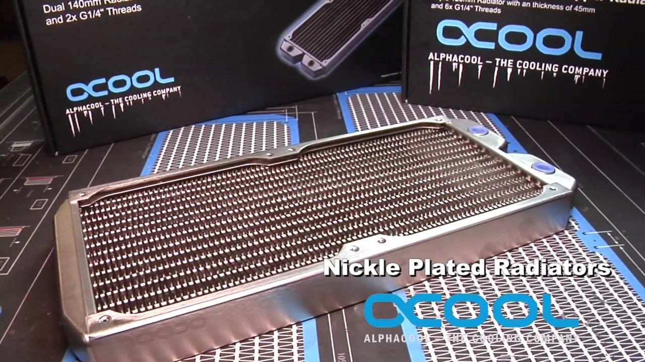 Alphacool Silver Nickel Radiators смотреть онлайн