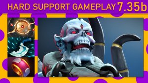 ⭐Lich 30+ K/A! Hard Support Gameplay 7.35b - Dota 2 Top MMR