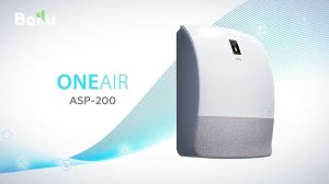 ONEAIR ASP 200 инверторный приточный очиститель воздуха с интеллектом 720p