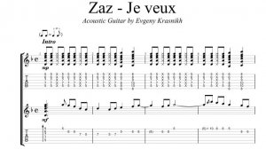 ZAZ -  Je Veux (Ноты, табы и минус)