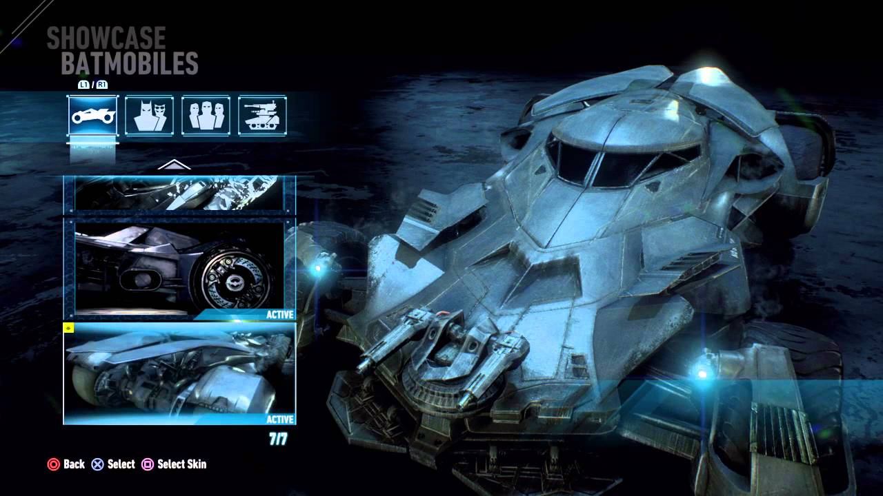 Batman Arkham knight how to change your Batsuit and batmobile skin 2017 смотреть онлайн