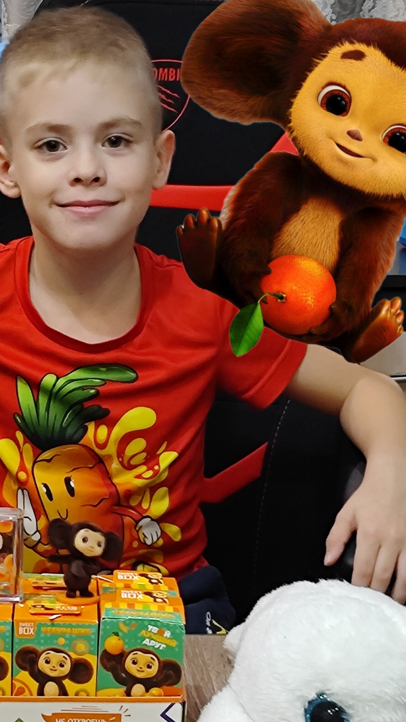 Распаковка SWEET BOX с чебурашкой