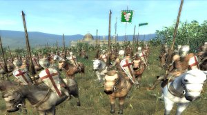 Сражение испанцев с миланцами в Medieval II: Total War. Кампания за Испанию, серия №15.