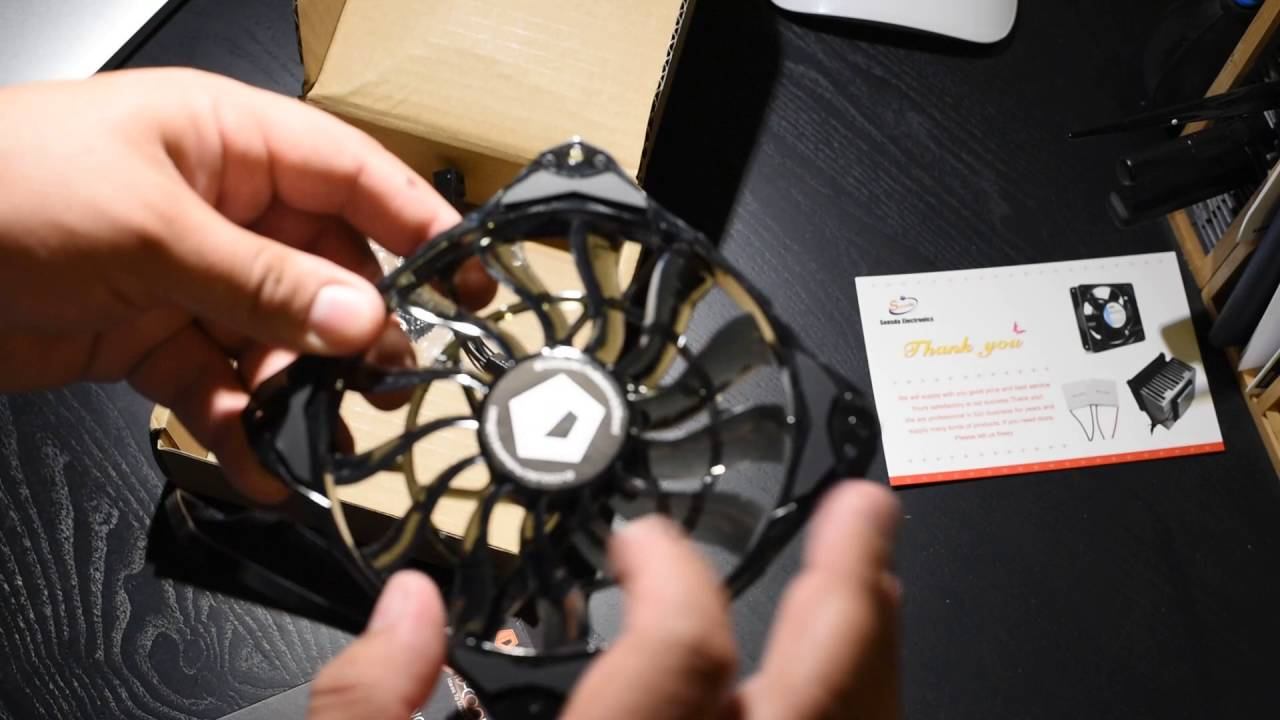 Unboxing ID cooling 12015 computer case fan смотреть онлайн