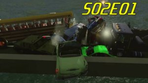 Фильм в BeamNG.drive. Кража фургона с сейфом (+ звуковые эффекты ) SO2EO1 2 сезон 1 серия