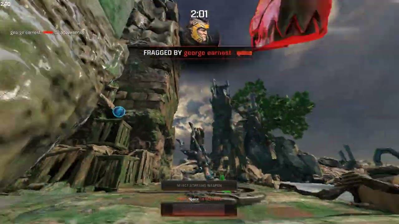 Quake Champions Duel - ShadowmereX (Nyx) vs. george earnest (Ranger) смотреть онлайн