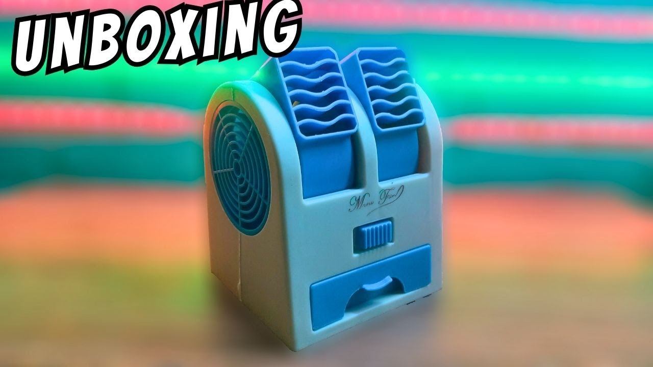 Unboxing and Review Portable Mini Air Cooler Turbo Fan for Instant Cooling смотреть онлайн