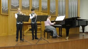 К. Сен-Санс "Болеро", Лушин Иван(13 лет), Бойко Ярослав (12 лет)