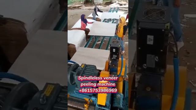 Бесшпиндельный лущильный станок для шпона марки Geelong длиной 5 футов смотреть онлайн