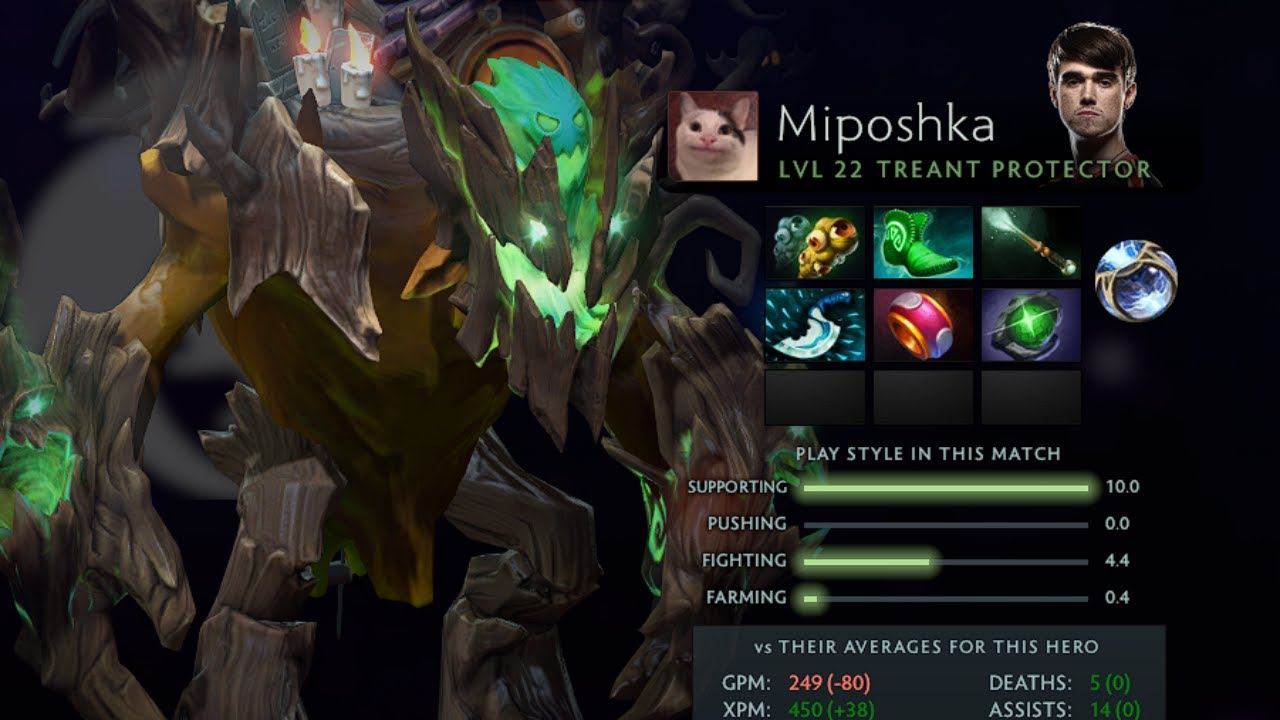 Dota 2 Replay 7.32D Miposhka's Treant Protector Team Spirit vs Tundra Esports смотреть онлайн