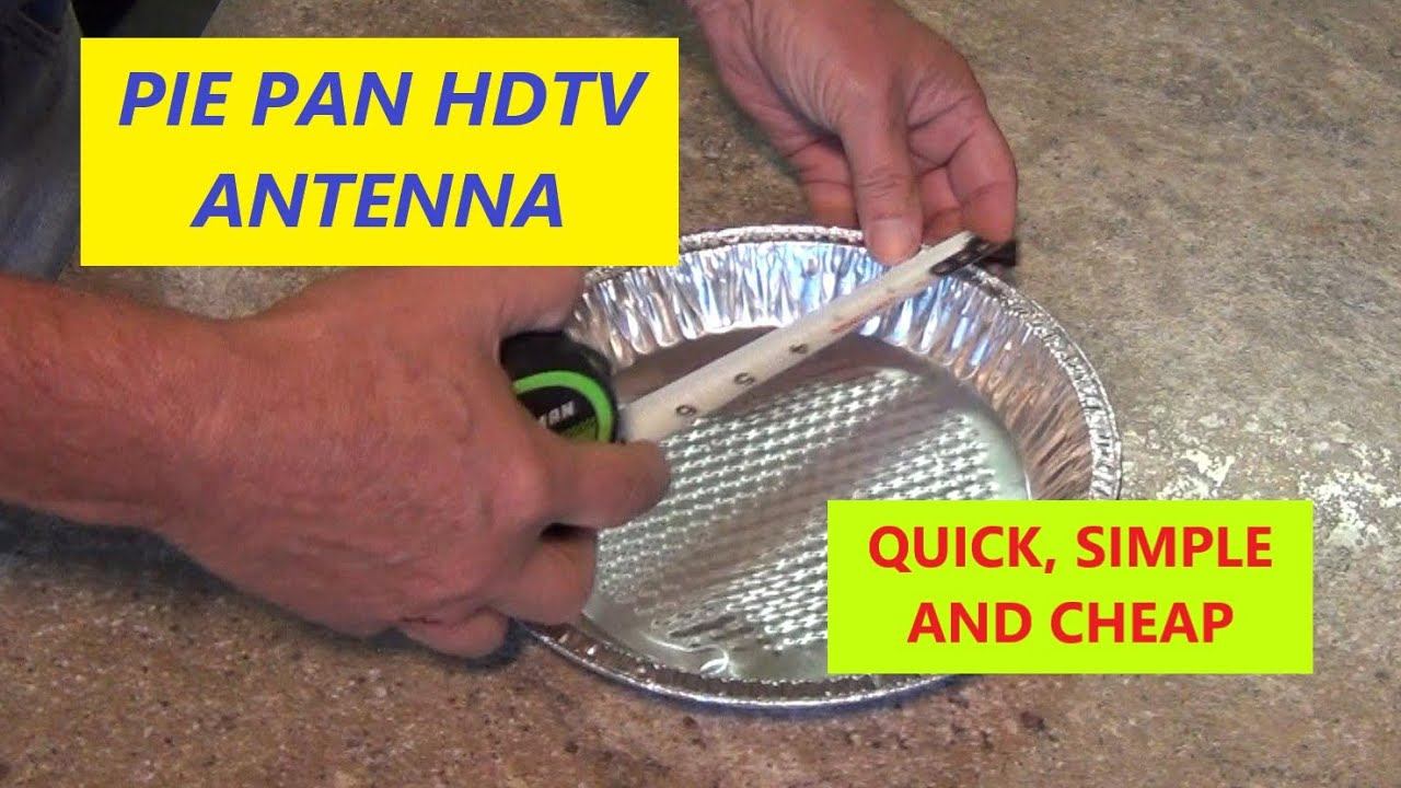 Easy Pie Pan Antenna - Make This and Watch TV for FREE! смотреть онлайн