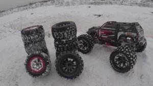 Тест различной резины на Traxxas Summit