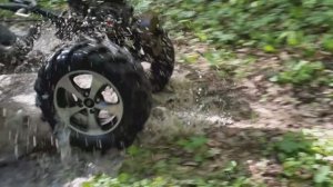 на мотоблоке по лужам. колёса КАМА QUADRO ATM (НК-437) Мотошины  255/60 R14 51 L