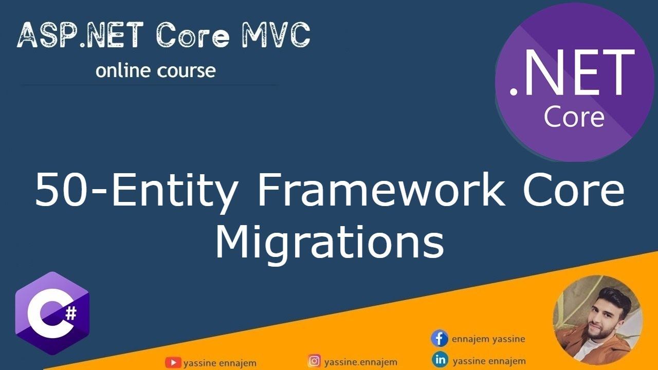50. Entity Framework Core Migrations in ASP.NET Core  Darija Arabic